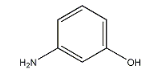 Chemical Structure of M-Aminophenol.png