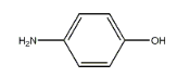 Chemical Structure of P-Aminophenol.png